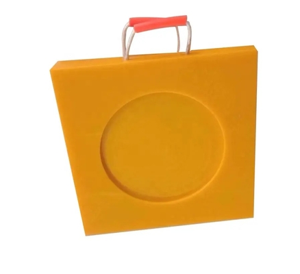 24X24-calowy twardy plastikowy podpórka HDPE Podkładki podporowe Zablokuj dźwig Podnóżek ciężarówki