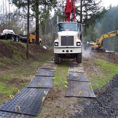 4x8ft Outdoor Composite Plastice HDPE Road Plate Maty ochronne do ziemi