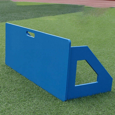 Niebieskie tworzywa sztuczne Przenośna płyta treningowa Odporna płyta HDPE Soccer Rebound Boards