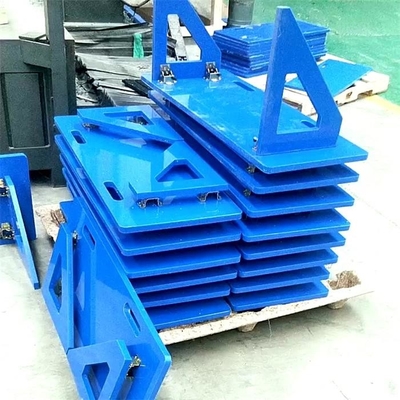 Niebieskie tworzywa sztuczne Przenośna płyta treningowa Odporna płyta HDPE Soccer Rebound Boards