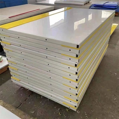 4x8 stóp Przenośne plastikowe lodowisko HDPE Barrier Hockey Shooting Rink Dasher Board