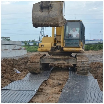 HDPE Ochrona podłoża Dźwig z tworzywa sztucznego Mata dostępowa do ciężarówek Budowa maty drogowe