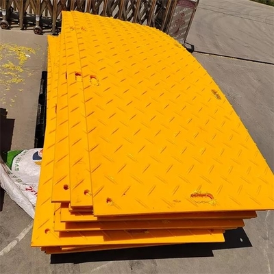 Anty uderzeniowa Heavy Duty Mud Ground Plastikowa tymczasowa mata podłogowa dla pieszych HDPE