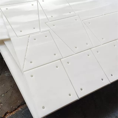Biały, odporny na zużycie arkusz wykładziny UHMWPE do blachy okładzinowej silosu stalowego