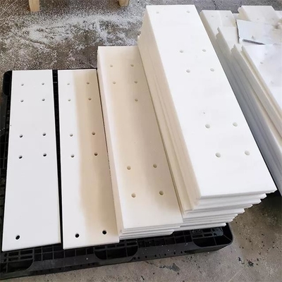 Biały, odporny na zużycie arkusz wykładziny UHMWPE do blachy okładzinowej silosu stalowego