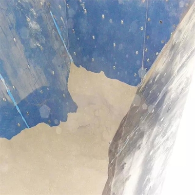 48 x 96 cali pod lejkiem sitowym UHMWPE Plastikowy bunkier na węgiel Niebieska podszewka