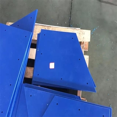 48 x 96 cali pod lejkiem sitowym UHMWPE Plastikowy bunkier na węgiel Niebieska podszewka