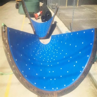 Niebieska samosmarująca plastikowa skrzynia do ciężarówek Silo Liner UHMW PE Podszewka