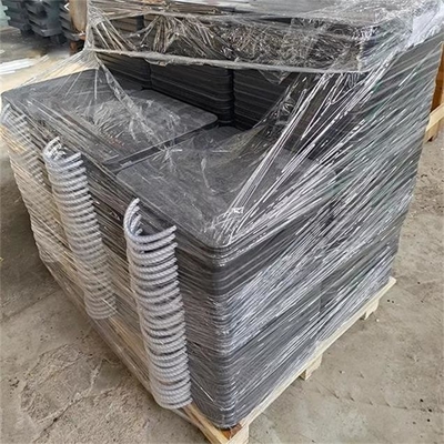 500x500mm HDPE Safety Outrigger Pad Stabilizator obszaru Podkładki pod nogi Podkładki pod żuraw