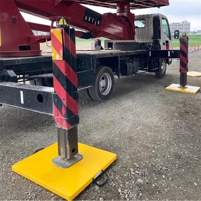 Dźwig samojezdny Stabilizator ciężarówki Podkładki podpory HDPE Platforma z uchwytem