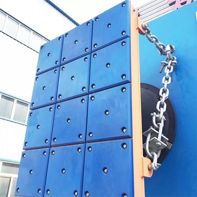 UHMWPE Dock Fender Face Pad Panel z polietylenu z tworzywa sztucznego do błotnika morskiego