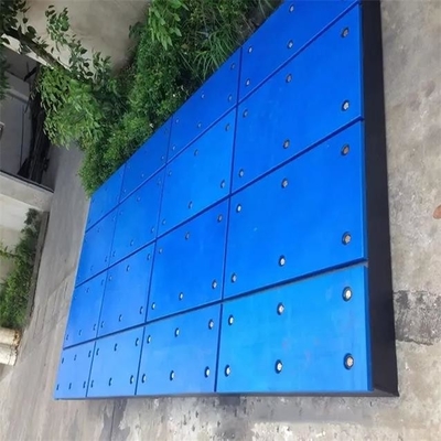 Niebieska antykolizyjna plastikowa łódź Marine Fender Face Pad UHMWPE Dock Buffer Pad