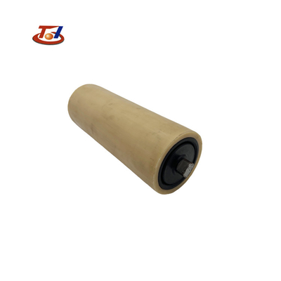 Wysokowydajne rolki zwrotne przenośnika zwrotnego z tworzywa sztucznego UHMWPE w kolorze czarnym