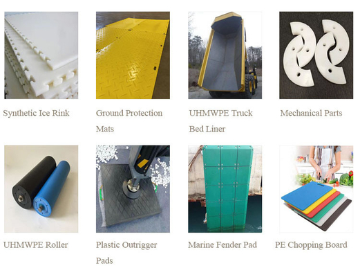 4x8 Uhmwpe Płytka plastikowa Sztuczna lodowisko Nie toksyczne