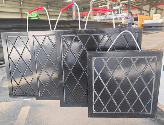 Profesjonalne ciężarówki 30 mm Plastykowe dźwignie wyciągacze podkładki mat stabilizator Uhmwpe Czarny