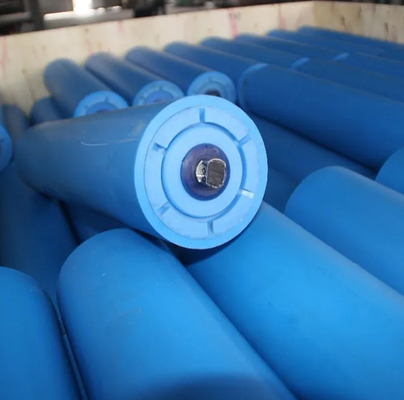 Ultra wysoko molekularny polimer Hdpe Conveyor Roller Dia 76mm
