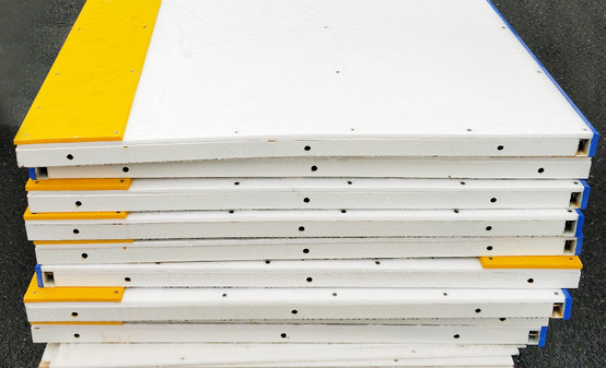 Mobilny zewnętrzny lub wewnętrzny Uhmwpe Sheet Syntetyczny lodowiec dla zawodników hokeja